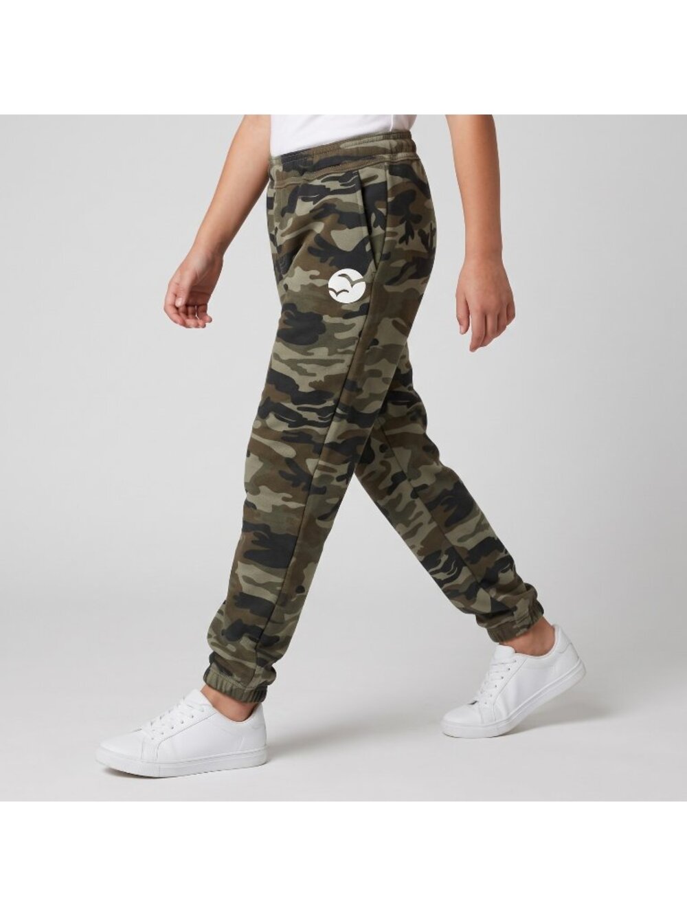 The Two Bird Collection Girl's Camo Print Jogger Camouflage Pants in size 10